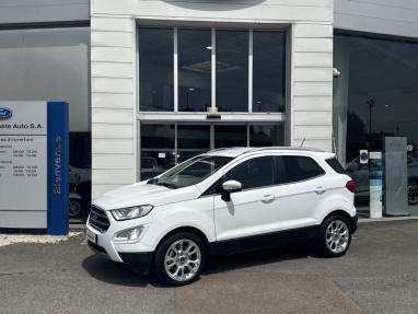 Voir le détail de l'offre de cette FORD EcoSport 1.0 EcoBoost 125ch Titanium 7cv de 2021 en vente à partir de 143.39 €  / mois