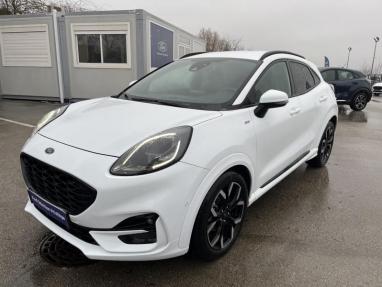 Voir le détail de l'offre de cette FORD Puma 1.0 Flexifuel 125ch S&S mHEV ST-Line X de 2022 en vente à partir de 233.47 €  / mois