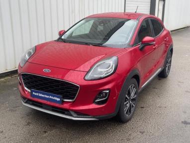 Voir le détail de l'offre de cette FORD Puma 1.0 EcoBoost 125ch mHEV Titanium 6cv de 2021 en vente à partir de 190.06 €  / mois