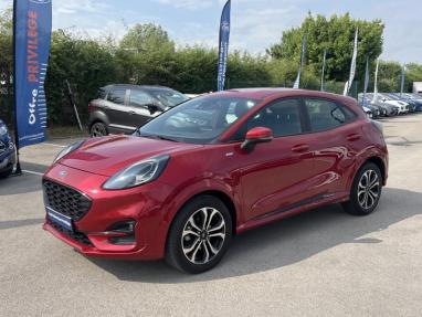 Voir le détail de l'offre de cette FORD Puma 1.0 EcoBoost 125ch mHEV ST-Line de 2020 en vente à partir de 255.53 €  / mois