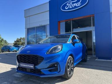 Voir le détail de l'offre de cette FORD Puma 1.0 Flexifuel 125ch S&S mHEV ST-Line de 2023 en vente à partir de 224.63 €  / mois